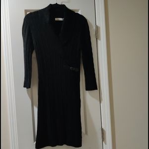 Calvin Klein Black Sweater Dress